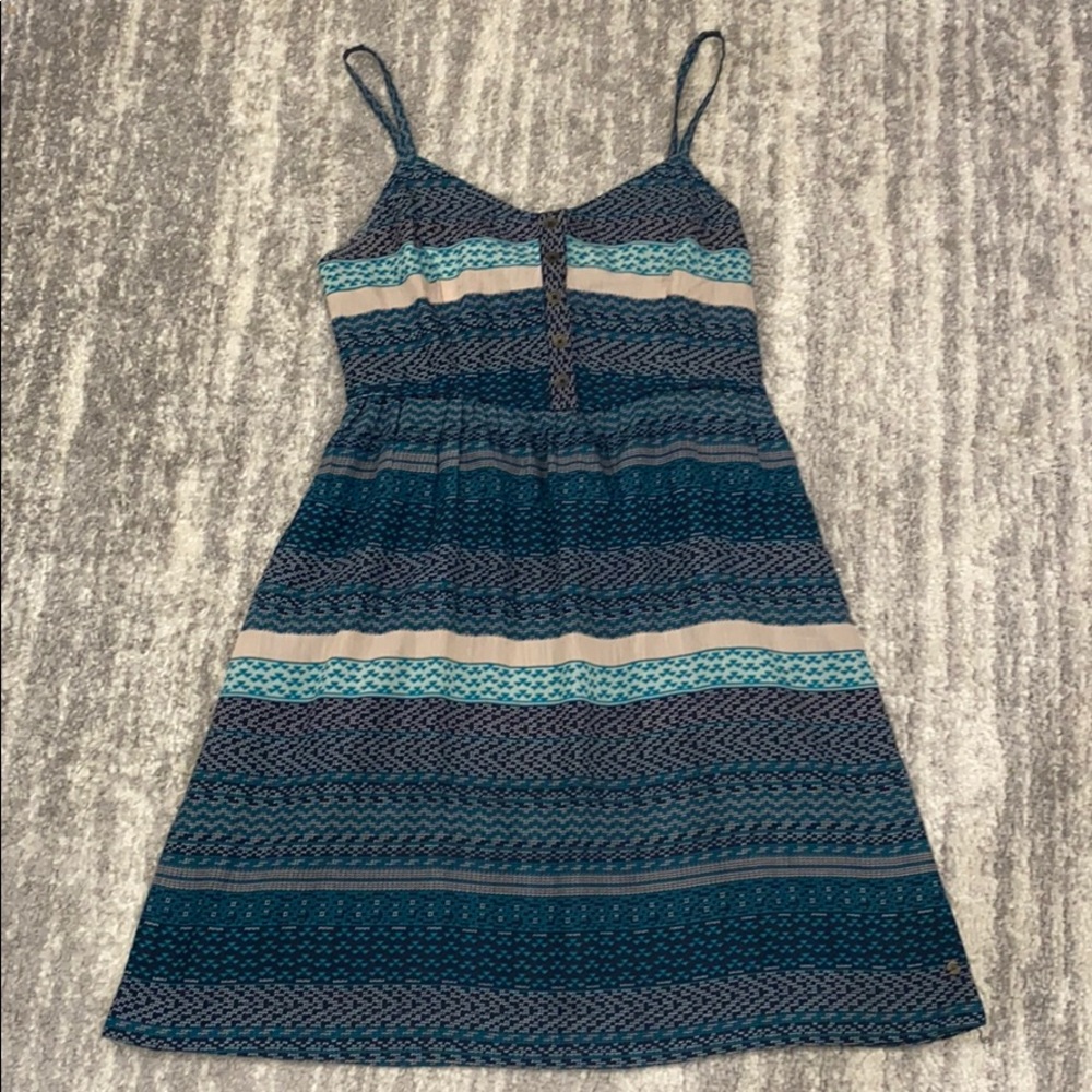 Cute Blue and Cream Sundress